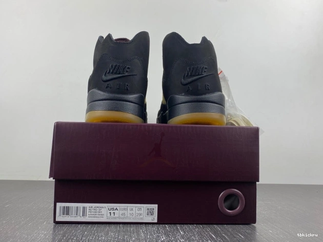 Cheap TBkick Black Maniere Air 5 A Ma Jordan x FD1330-001 0719